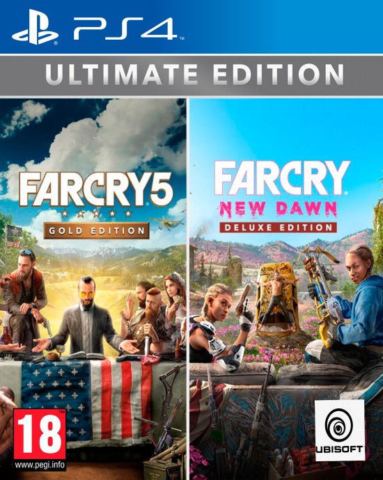FAR CRY 5 + FAR CRY NEW DAWN BUNDLE PS4