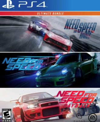 NEED FOR SPEED ULTIMATE BUNDLE (NFS RIVALS + NFS + NFS PAYBACK) PS4